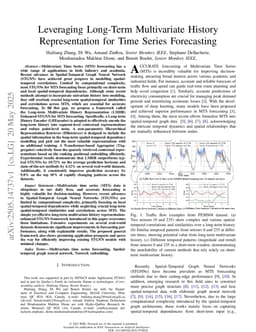 Leveraging Multivariate Long-Term History Representation for Time Series Forecasting