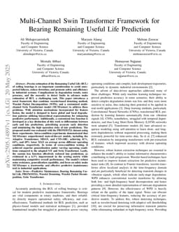 Multi-Channel Swin Transformer Framework for Bearing Remaining Useful Life Prediction