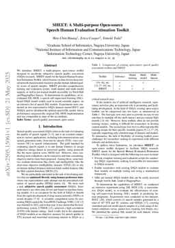 SHEET: A Multi-purpose Open-source Speech Human Evaluation Estimation Toolkit