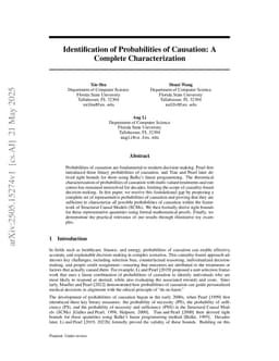 Identification of Probabilities of Causation: A Complete Characterization