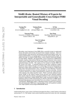 MoRE-Brain: Routed Mixture of Experts for Interpretable and Generalizable Cross-Subject fMRI Visual Decoding