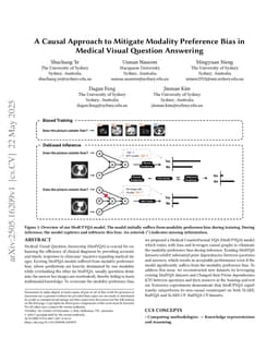 A Causal Approach to Mitigate Modality Preference Bias in Medical Visual Question Answering