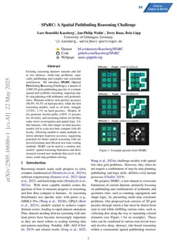 SPaRC: A Spatial Pathfinding Reasoning Challenge