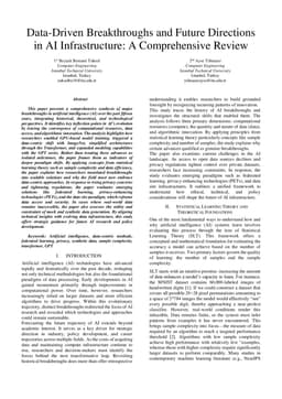 Data-Driven Breakthroughs and Future Directions in AI Infrastructure: A Comprehensive Review