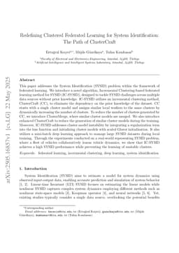 Redefining Clustered Federated Learning for System Identification: The Path of ClusterCraft
