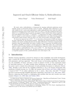 Improved and Oracle-Efficient Online $\ell_1$-Multicalibration