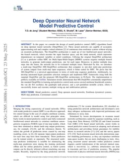 Deep Operator Neural Network Model Predictive Control
