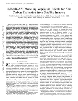 ReflectGAN: Modeling Vegetation Effects for Soil Carbon Estimation from Satellite Imagery