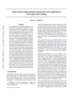 Joint-stochastic-approximation Autoencoders with Application to Semi-supervised Learning
