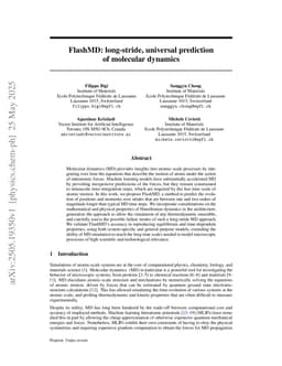 FlashMD: long-stride, universal prediction of molecular dynamics