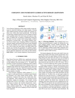 Certainty and Uncertainty Guided Active Domain Adaptation