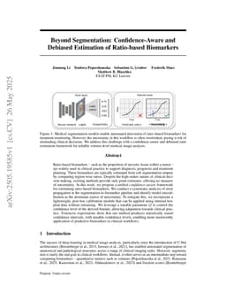 Beyond Segmentation: Confidence-Aware and Debiased Estimation of Ratio-based Biomarkers