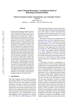 Safety Through Reasoning: An Empirical Study of Reasoning Guardrail Models
