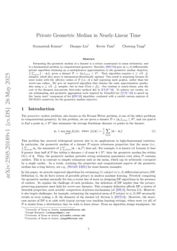 Private Geometric Median in Nearly-Linear Time