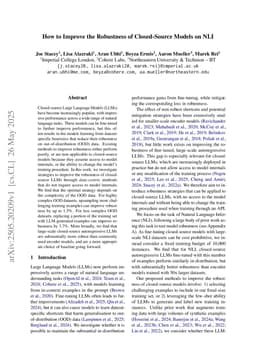 How to Improve the Robustness of Closed-Source Models on NLI