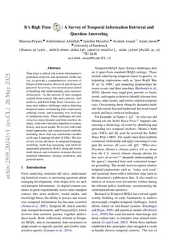It's High Time: A Survey of Temporal Information Retrieval and Question Answering