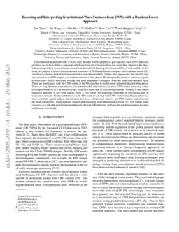 Learning and Interpreting Gravitational-Wave Features from CNNs with a Random Forest Approach