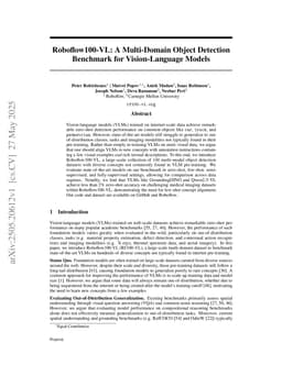 Roboflow100-VL: A Multi-Domain Object Detection Benchmark for Vision-Language Models