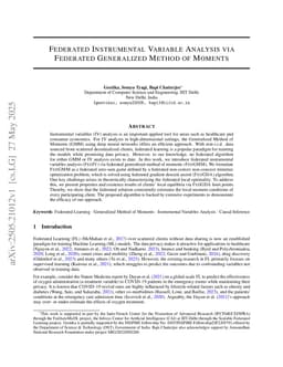 Federated Instrumental Variable Analysis via Federated Generalized Method of Moments