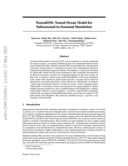 NeuralOM: Neural Ocean Model for Subseasonal-to-Seasonal Simulation
