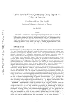 Union Shapley Value: Quantifying Group Impact via Collective Removal