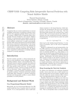 CRISP-NAM: Competing Risks Interpretable Survival Prediction with Neural Additive Models
