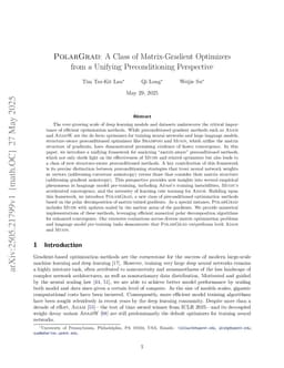 PolarGrad: A Class of Matrix-Gradient Optimizers from a Unifying Preconditioning Perspective