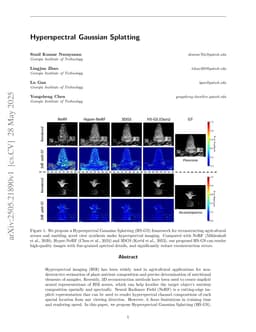 Hyperspectral Gaussian Splatting