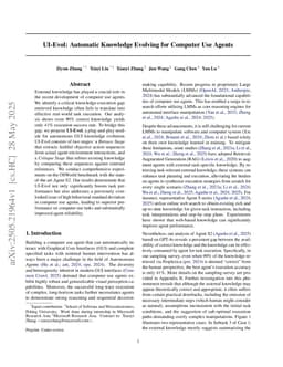 UI-Evol: Automatic Knowledge Evolving for Computer Use Agents