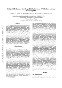 Delayed-KD: Delayed Knowledge Distillation based CTC for Low-Latency Streaming ASR