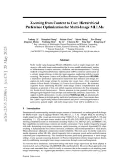 Zooming from Context to Cue: Hierarchical Preference Optimization for Multi-Image MLLMs