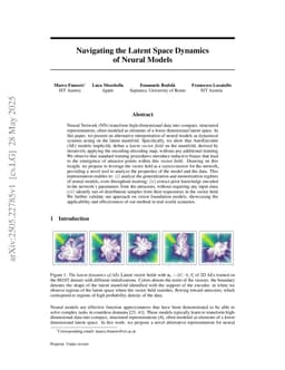Navigating the Latent Space Dynamics of Neural Models
