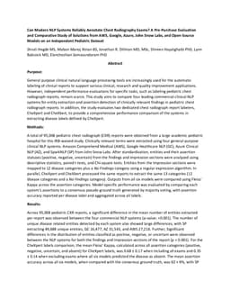 Can Modern NLP Systems Reliably Annotate Chest Radiography Exams? A Pre-Purchase Evaluation and Comparative Study of Solutions from AWS, Google, Azure, John Snow Labs, and Open-Source Models on an Independent Pediatric Dataset