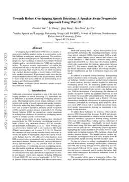 Towards Robust Overlapping Speech Detection: A Speaker-Aware Progressive Approach Using WavLM
