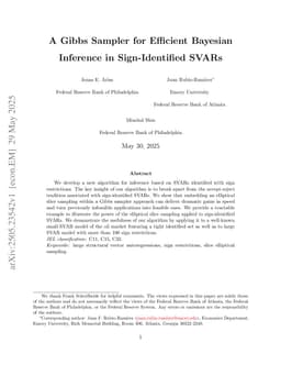 A Gibbs Sampler for Efficient Bayesian Inference in Sign-Identified SVARs