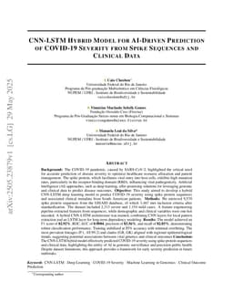 CNN-LSTM Hybrid Model for AI-Driven Prediction of COVID-19 Severity from Spike Sequences and Clinical Data