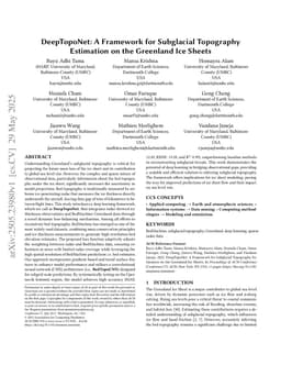 DeepTopoNet: A Framework for Subglacial Topography Estimation on the Greenland Ice Sheets