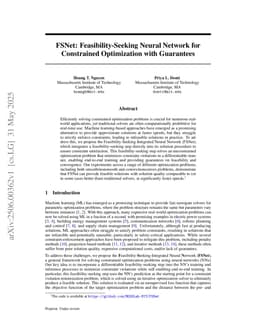 FSNet: Feasibility-Seeking Neural Network for Constrained Optimization with Guarantees