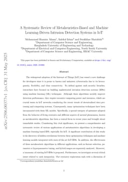 A Systematic Review of Metaheuristics-Based and Machine Learning-Driven Intrusion Detection Systems in IoT