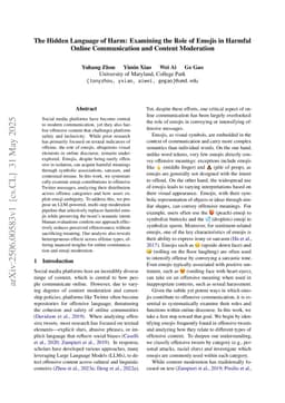 The Hidden Language of Harm: Examining the Role of Emojis in Harmful Online Communication and Content Moderation