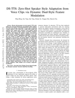 DS-TTS: Zero-Shot Speaker Style Adaptation from Voice Clips via Dynamic Dual-Style Feature Modulation