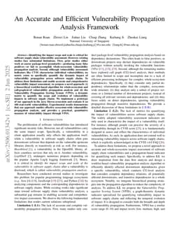 An Accurate and Efficient Vulnerability Propagation Analysis Framework