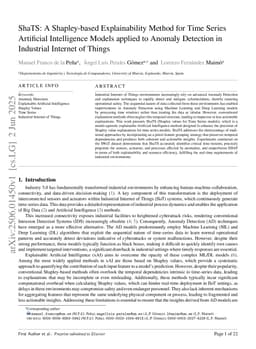 ShaTS: A Shapley-based Explainability Method for Time Series Artificial Intelligence Models applied to Anomaly Detection in Industrial Internet of Things