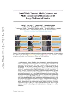 EarthMind: Towards Multi-Granular and Multi-Sensor Earth Observation with Large Multimodal Models