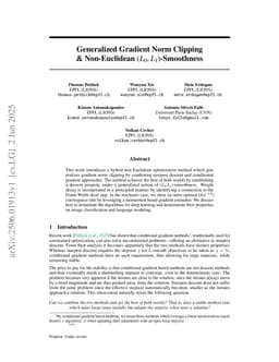 Generalized Gradient Norm Clipping & Non-Euclidean $(L_0,L_1)$-Smoothness