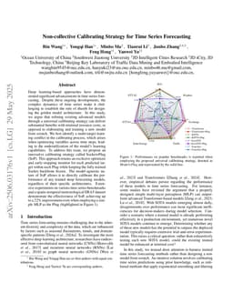 Non-collective Calibrating Strategy for Time Series Forecasting