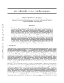 Lower Ricci Curvature for Hypergraphs