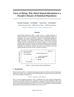 Curse of Slicing: Why Sliced Mutual Information is a Deceptive Measure of Statistical Dependence