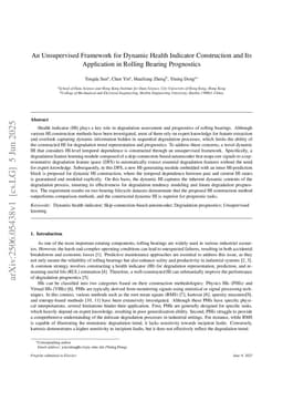 An Unsupervised Framework for Dynamic Health Indicator Construction and Its Application in Rolling Bearing Prognostics