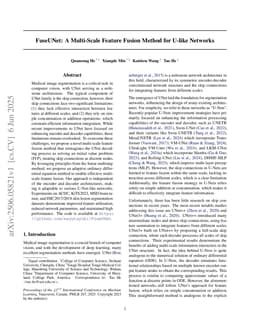 FuseUNet: A Multi-Scale Feature Fusion Method for U-like Networks